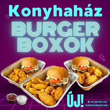 ★ÚJ!★Hamburgerboxok