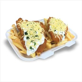 [F29] Rántott csirkemell medvehagymás szósszal és sajttal